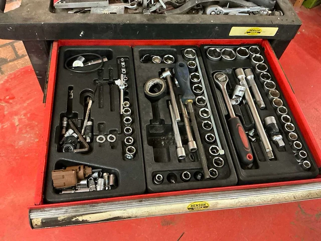 Gereedschapskist benson tools met inhoud - afbeelding 6 van  12