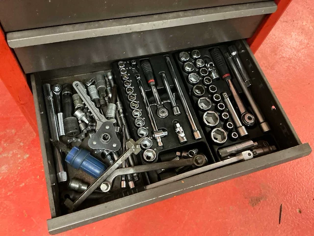 Gereedschapskist facom chrono6 met inhoud - afbeelding 8 van  11