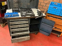 Gereedschapskist gedore en beta met inhoud en extra gereedschap en kast - afbeelding 7 van  8