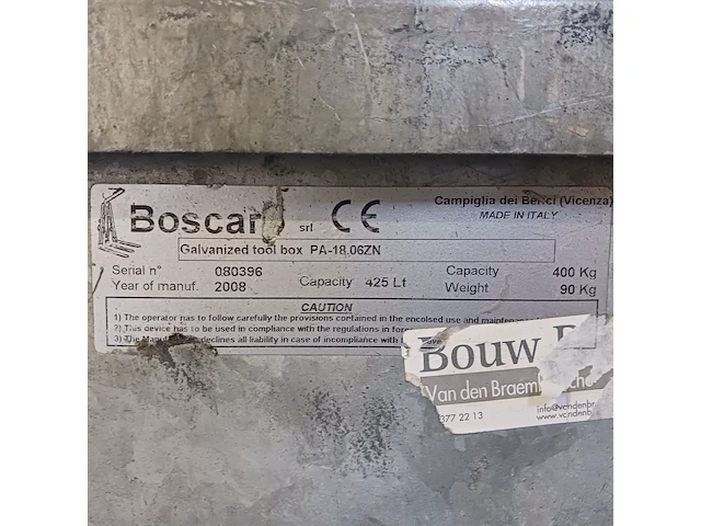 Gereedschapskist met 5x bouwlamp - afbeelding 16 van  18