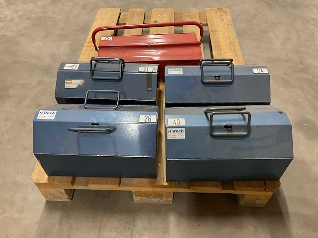 Gereedschapskoffer (5x) - afbeelding 1 van  3