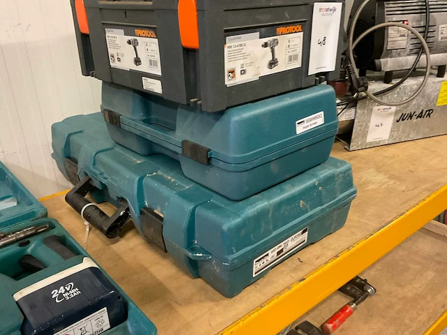 Gereedschapskoffer divers (4x) - afbeelding 3 van  3