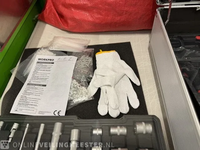 Gereedschapskoffer met inhoud 1050-delig workpro - afbeelding 3 van  5