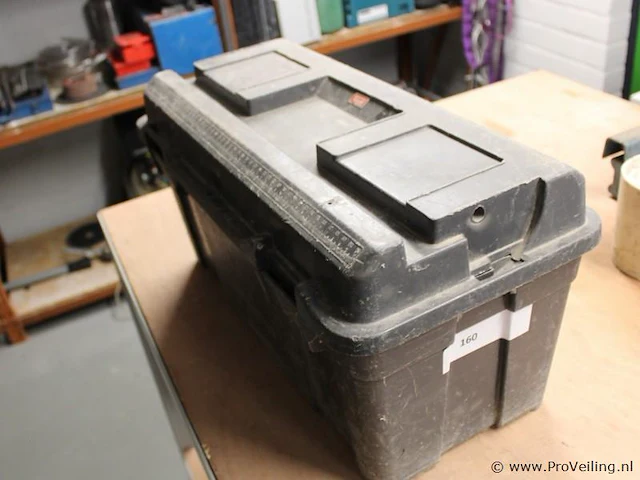Gereedschapskoffer met inhoud - afbeelding 1 van  3