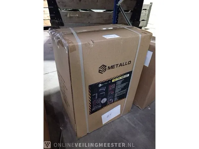 Gereedschapskoffer metallo, 202pcs, 2022 - afbeelding 2 van  2