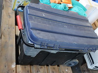 Gereedschapskoffer op wielen, kunststof - 8044x48cm - afbeelding 1 van  4