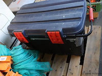 Gereedschapskoffer op wielen, kunststof - 8044x48cm - afbeelding 3 van  4