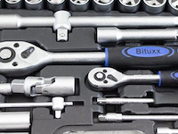 Gereedschapskoffer / ratelsleutelset 94-delig - chroom-vanadiumstaal - incl. koffer - afbeelding 2 van  11