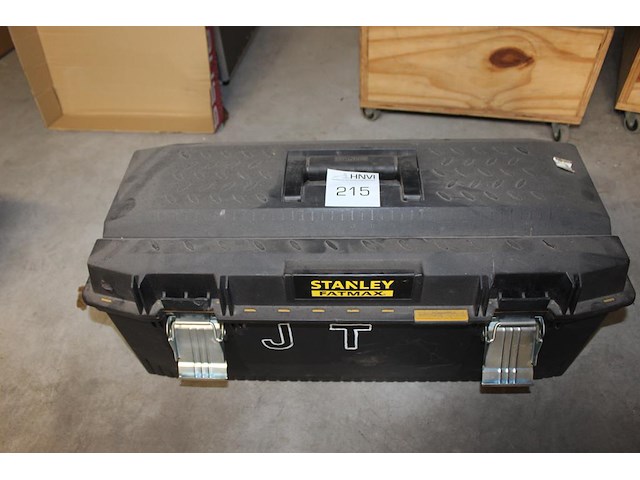Gereedschapskoffer stanley met enkele gereedschappen. - afbeelding 1 van  2
