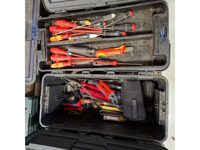 Gereedschapskoffers met inhoud, o.a. metabo - afbeelding 2 van  12
