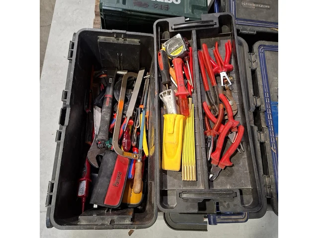Gereedschapskoffers met inhoud, o.a. metabo - afbeelding 3 van  12