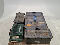 Gereedschapskoffers met inhoud, o.a. metabo - afbeelding 1 van  12