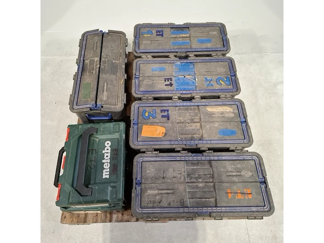 Gereedschapskoffers met inhoud, o.a. metabo - afbeelding 5 van  12