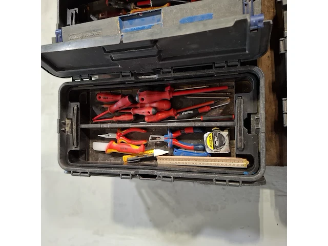 Gereedschapskoffers met inhoud, o.a. metabo - afbeelding 10 van  12