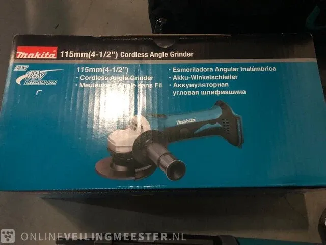 Gereedschapstas (gevuld) 8pcs makita, bouwjaar 2023 - afbeelding 4 van  5
