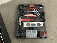 Gereedschapstrolley zwart 186 pcs gereedschap - afbeelding 5 van  10