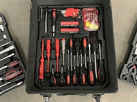 Gereedschapstrolley zwart 186 pcs - afbeelding 6 van  10