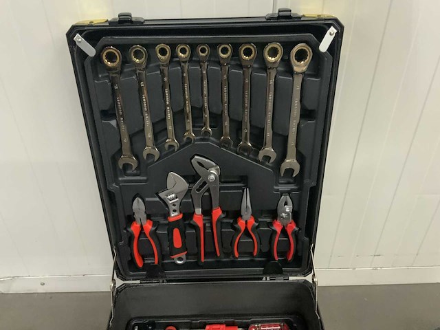 Gereedschapstrolley zwart 186 pcs - afbeelding 7 van  10