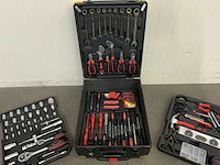 Gereedschapstrolley zwart 186 pcs - afbeelding 2 van  10