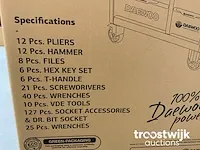 Gereedschapswagen 267 delig met 4 in 1 powertoolset - afbeelding 9 van  25