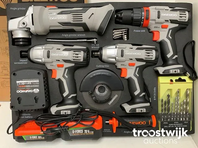 Gereedschapswagen 267 delig met 4 in 1 powertoolset - afbeelding 10 van  25