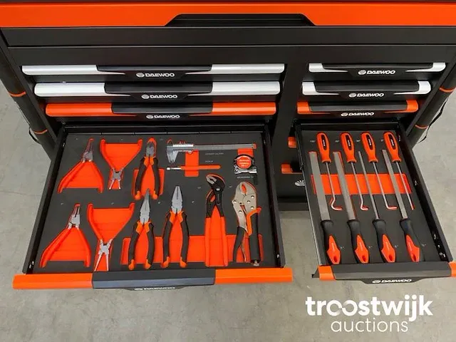 Gereedschapswagen 267 delig met 4 in 1 powertoolset - afbeelding 24 van  25