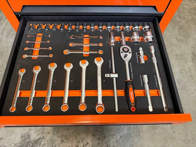 Gereedschapswagen 3 laden gevuld 73 dlg - afbeelding 5 van  6