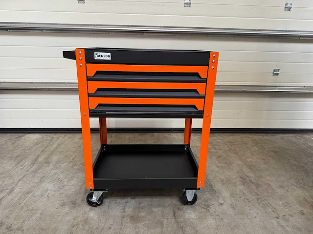 Gereedschapswagen 3 laden gevuld 73 dlg - afbeelding 1 van  6