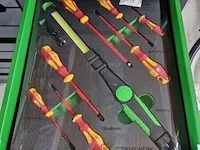 Gereedschapswagen 755-delig! alles nieuw in plastic. stahlwerk (germany), sw22 gereedschapswagen, groen - afbeelding 6 van  18