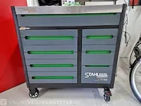Gereedschapswagen 755-delig! alles nieuw in plastic. stahlwerk (germany), sw22 gereedschapswagen, groen