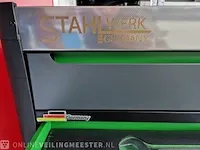 Gereedschapswagen 755-delig! alles nieuw in plastic. stahlwerk (germany), sw22 gereedschapswagen, groen - afbeelding 13 van  18