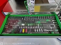 Gereedschapswagen 755-delig! alles nieuw in plastic. stahlwerk (germany), sw22 gereedschapswagen, groen - afbeelding 15 van  18