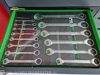 Gereedschapswagen 755-delig! alles nieuw in plastic. stahlwerk (germany), sw22 gereedschapswagen, groen - afbeelding 16 van  18