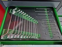 Gereedschapswagen 755-delig! alles nieuw in plastic. stahlwerk (germany), sw22 gereedschapswagen, groen - afbeelding 17 van  18