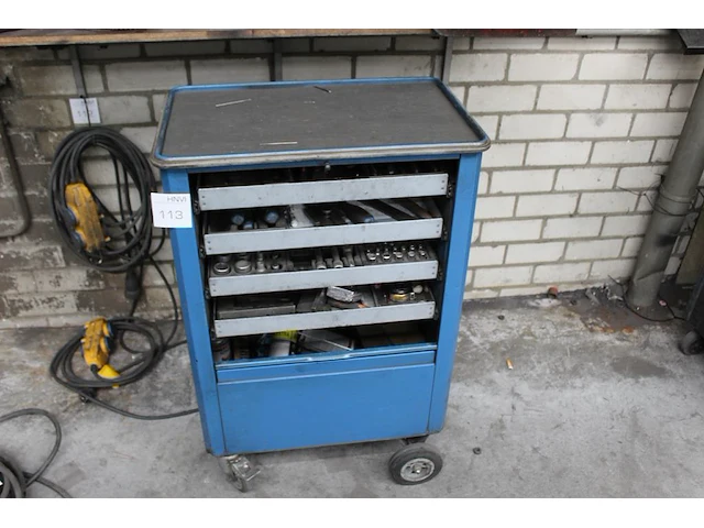 Gereedschapswagen gedore met diverse gereedschappen. - afbeelding 1 van  7
