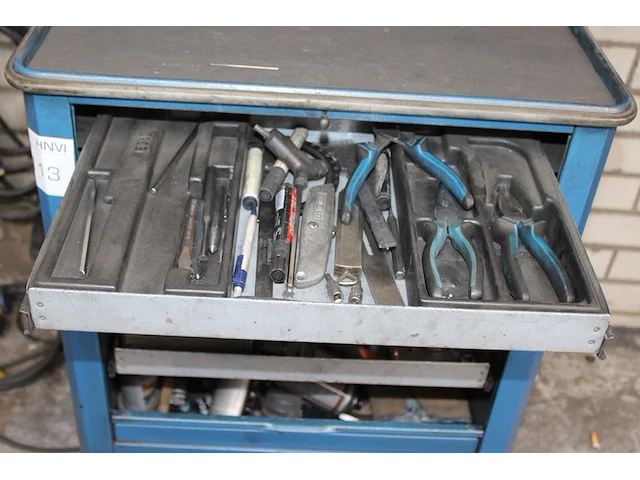 Gereedschapswagen gedore met diverse gereedschappen. - afbeelding 7 van  7