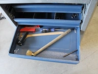 Gereedschapswagen gedore met handgereedschappen. - afbeelding 5 van  6