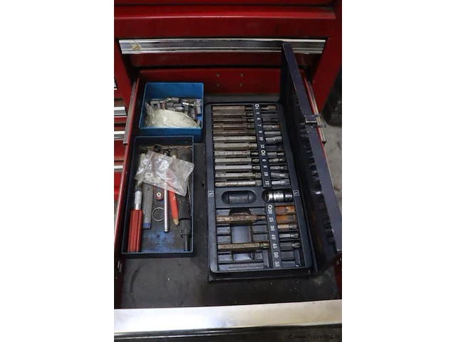 Gereedschapswagen incl. diverse hazet handgereedschappen - afbeelding 2 van  12