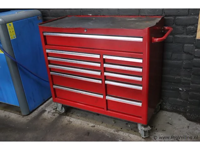 Gereedschapswagen incl. diverse hazet handgereedschappen - afbeelding 1 van  12