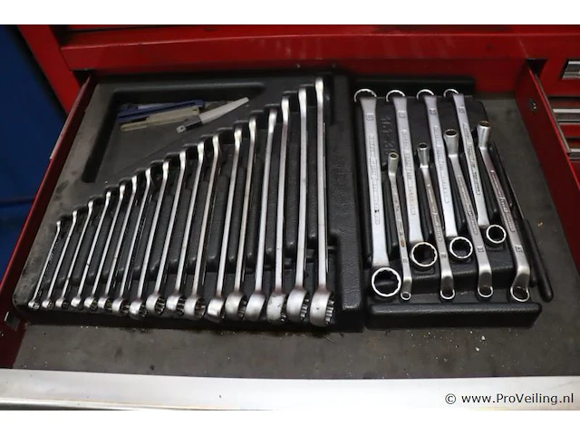 Gereedschapswagen incl. diverse hazet handgereedschappen - afbeelding 7 van  12