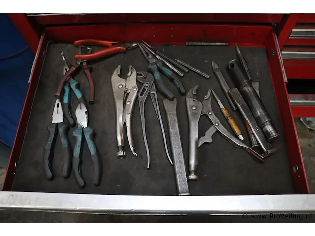 Gereedschapswagen incl. diverse hazet handgereedschappen - afbeelding 9 van  12