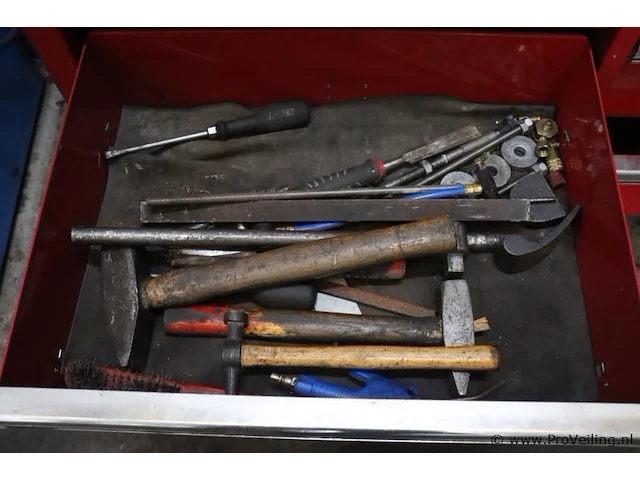 Gereedschapswagen incl. diverse hazet handgereedschappen - afbeelding 10 van  12
