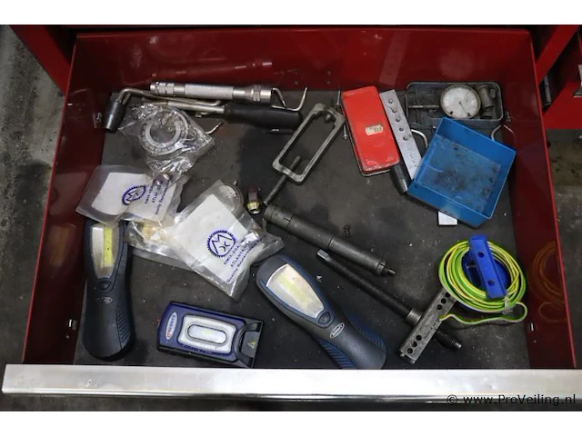 Gereedschapswagen incl. diverse hazet handgereedschappen - afbeelding 11 van  12