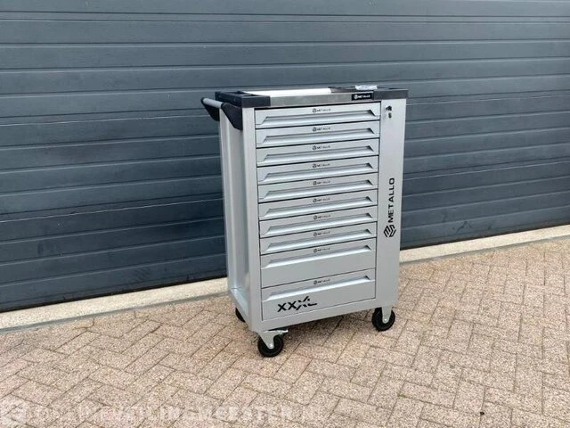 Gereedschapswagen met accu- en handgereedschap metallo, xxxl edition, 2022 - afbeelding 1 van  12