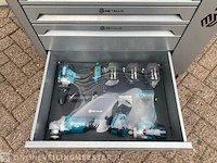 Gereedschapswagen met accu- en handgereedschap metallo, xxxl edition, 2022 - afbeelding 12 van  12
