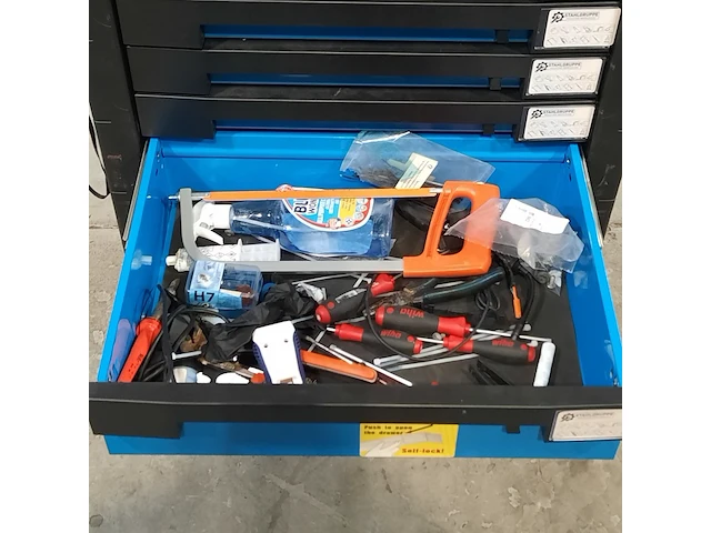 Gereedschapswagen met inhoud, stahlgruppe - afbeelding 6 van  17