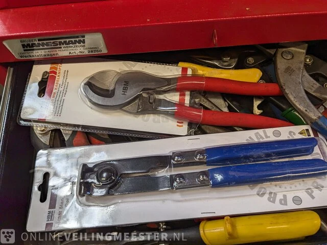 Gereedschapswagen met inhoud - afbeelding 10 van  11