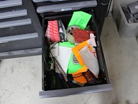 Gereedschapswagen / werktafel stahltech gevuld met gereedschappen w.o. sleutels, doppensets, schroevendraa... - afbeelding 5 van  14