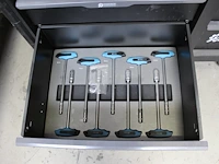 Gereedschapswagen / werktafel stahltech gevuld met gereedschappen w.o. sleutels, doppensets, schroevendraa... - afbeelding 13 van  14