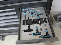 Gereedschapswagen / werktafel stahltech gevuld met gereedschappen w.o. sleutels, doppensets, schroevendraa... - afbeelding 14 van  14